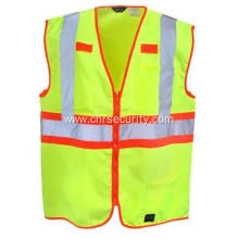 Men's High-Visibility Mesh  Yellow Work Vest